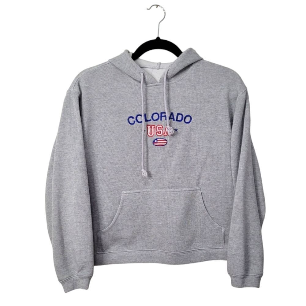 Vintage Grey Colorado USA Sweatshirt